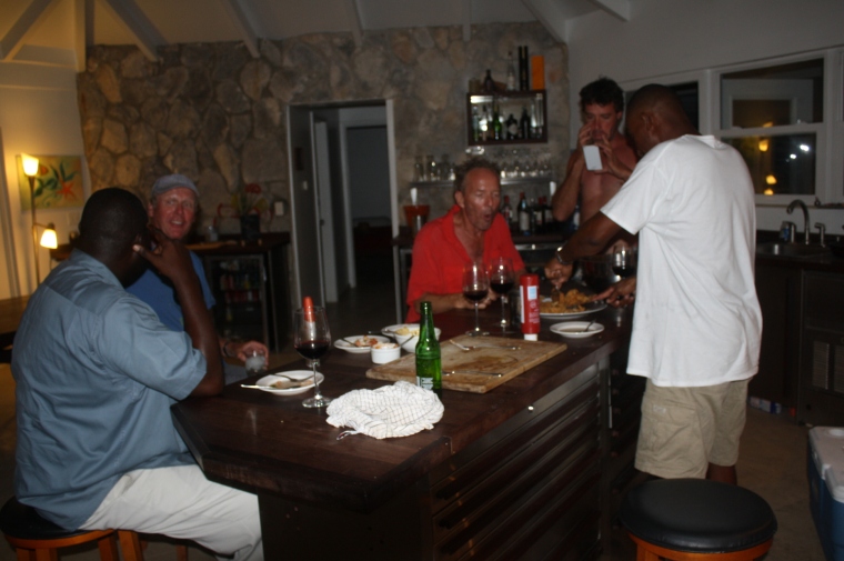 San Salvador Island of the Bahamas, conch dinner (1)